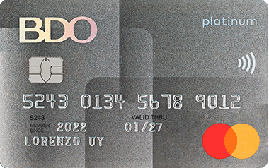 BDO Platinum Mastercard